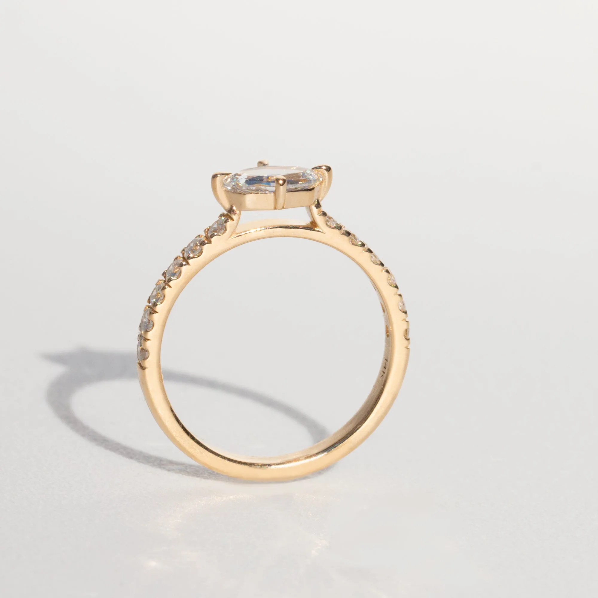 Edith East West Dutch Marquise Diamond Ring
