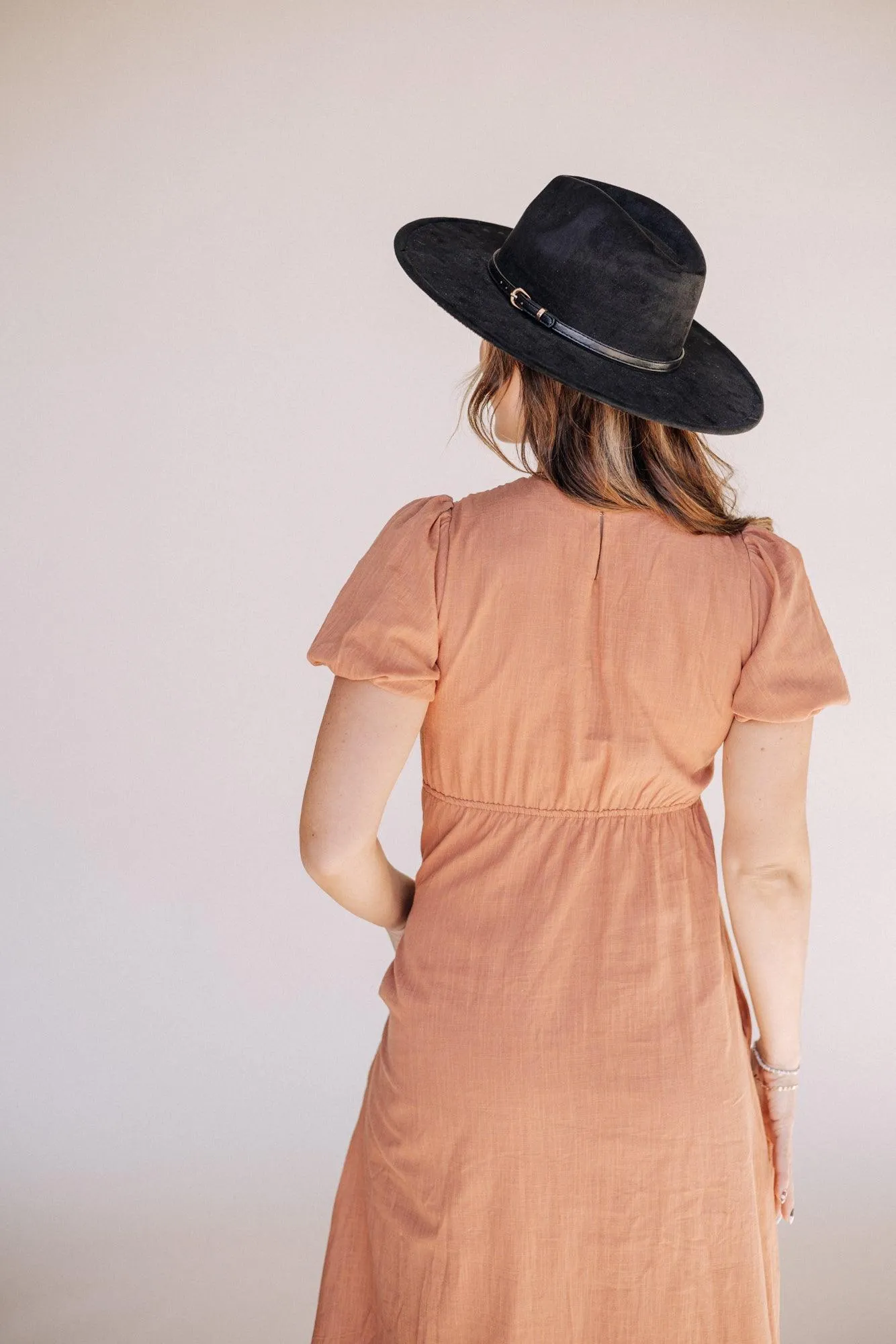 Emma Smocking Midi Dress