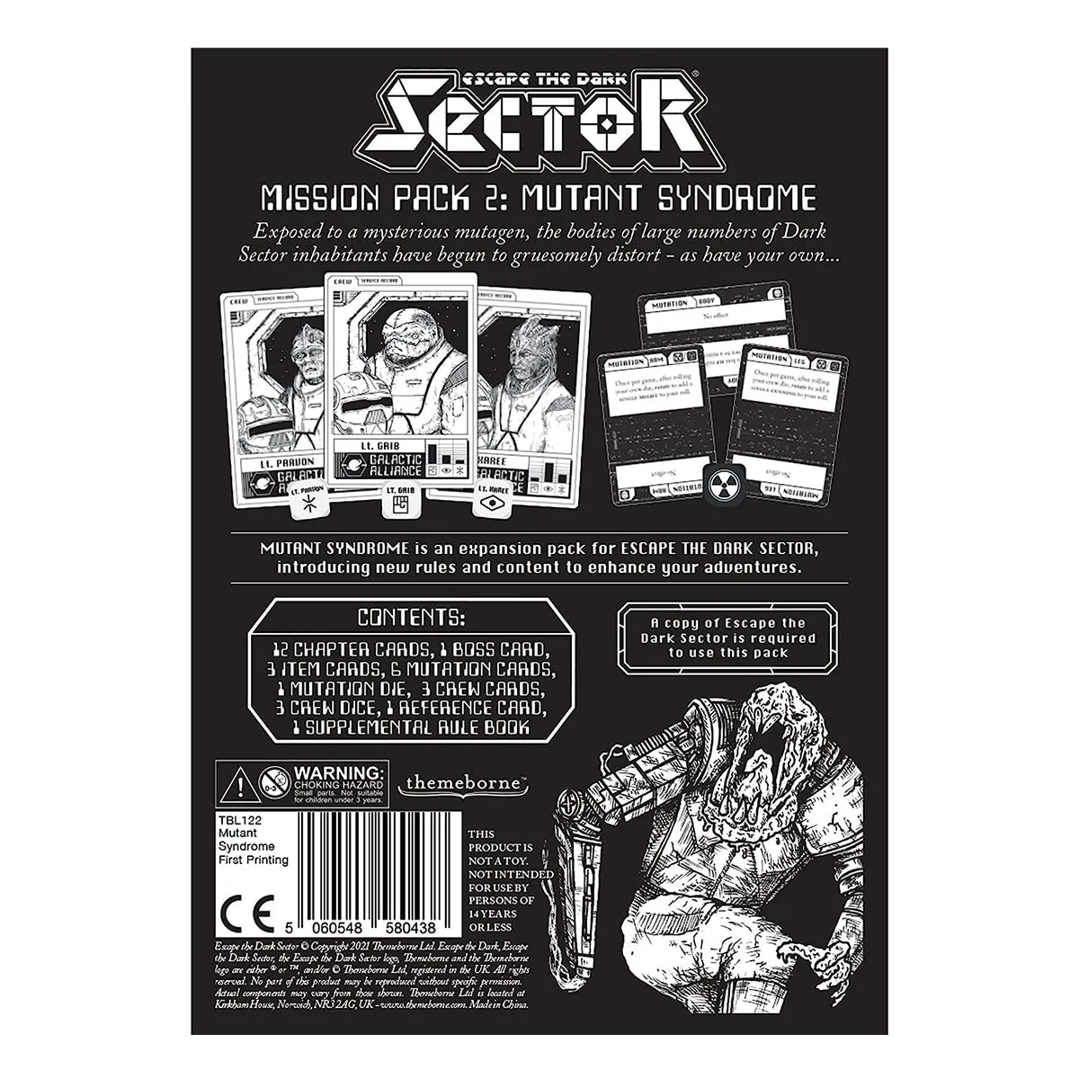 Escape the Dark Sector Mutant Syndrome Expansion