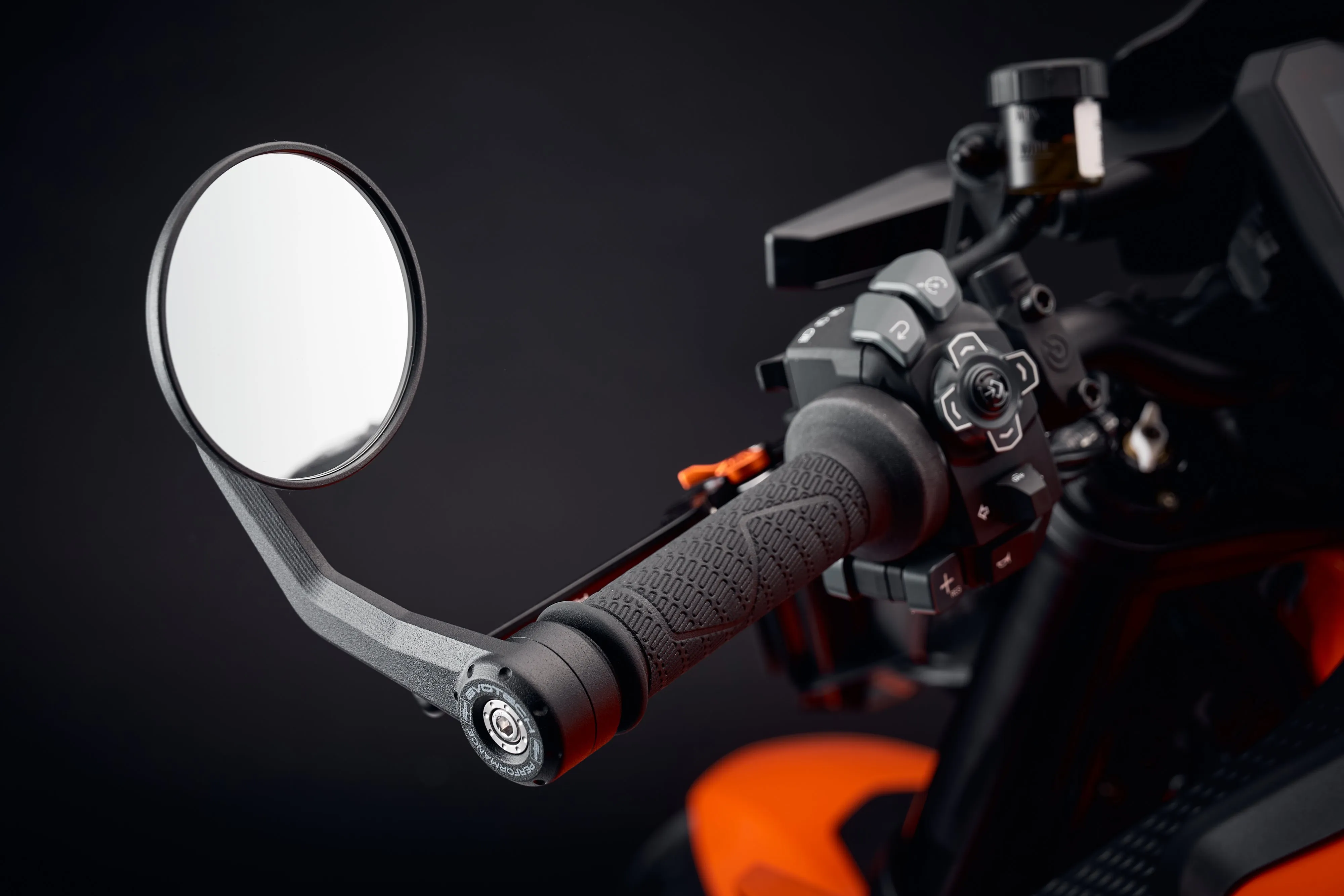 Evotech Bar End Mirrors / Brake Protector - KTM 890 Duke (2021 )