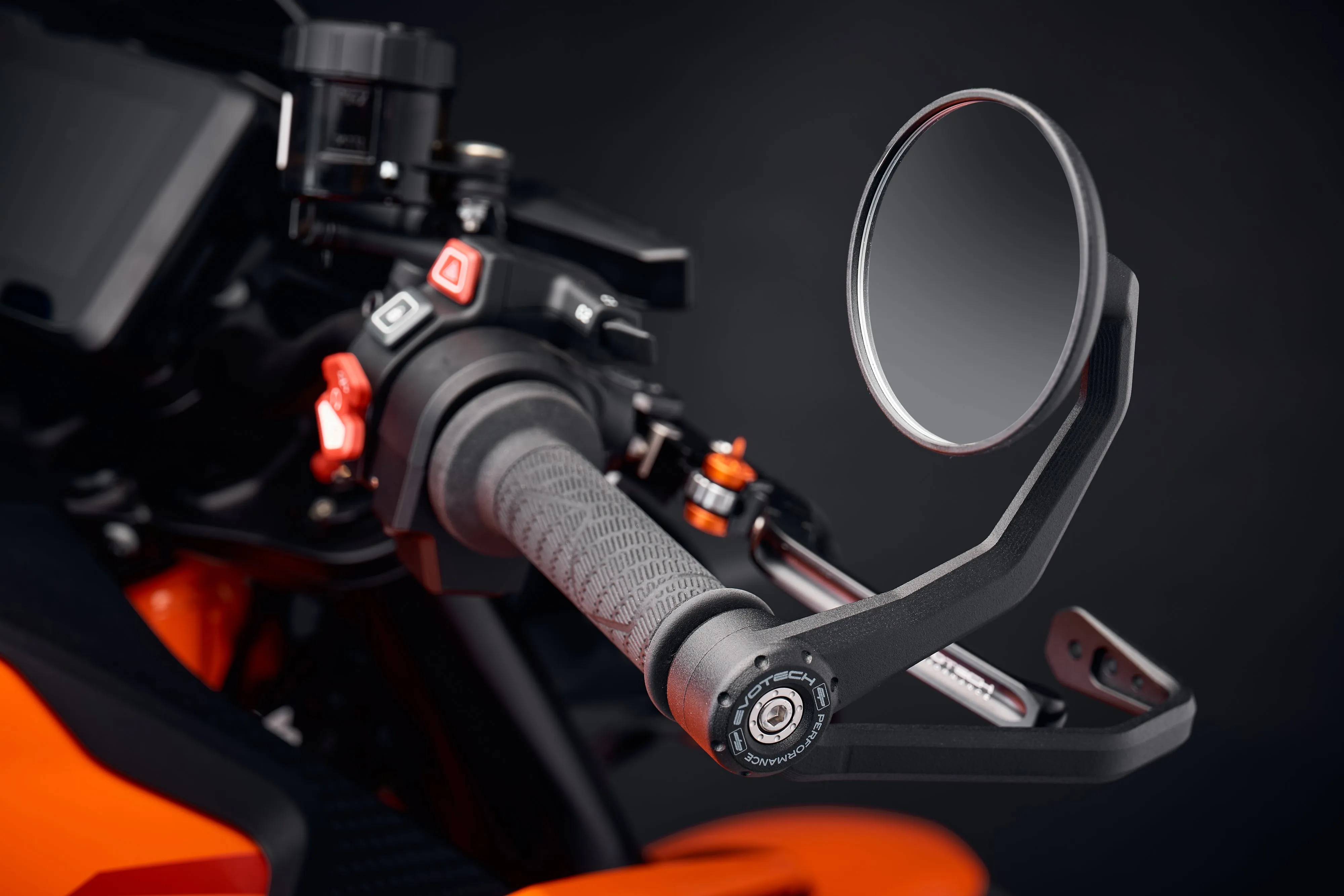 Evotech Bar End Mirrors / Brake Protector - KTM 890 Duke (2021 )