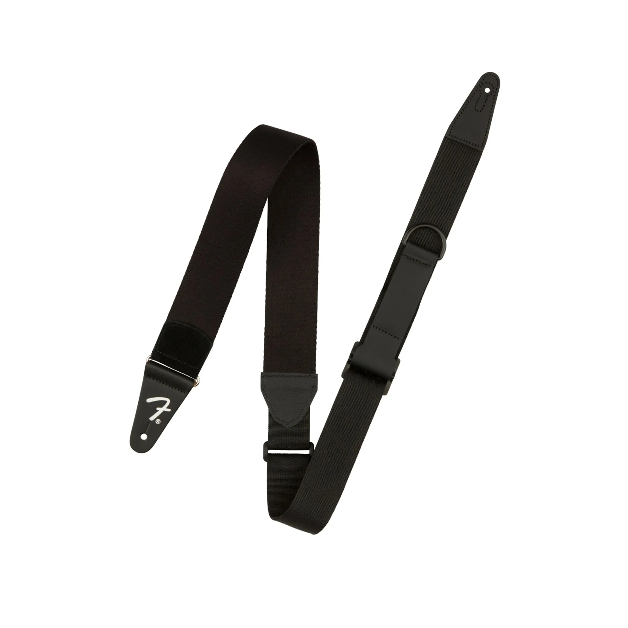 Fender Right Height Guitar Strap, Black Rayon