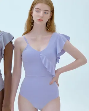 Flowing Oasis Purple Swimsuit