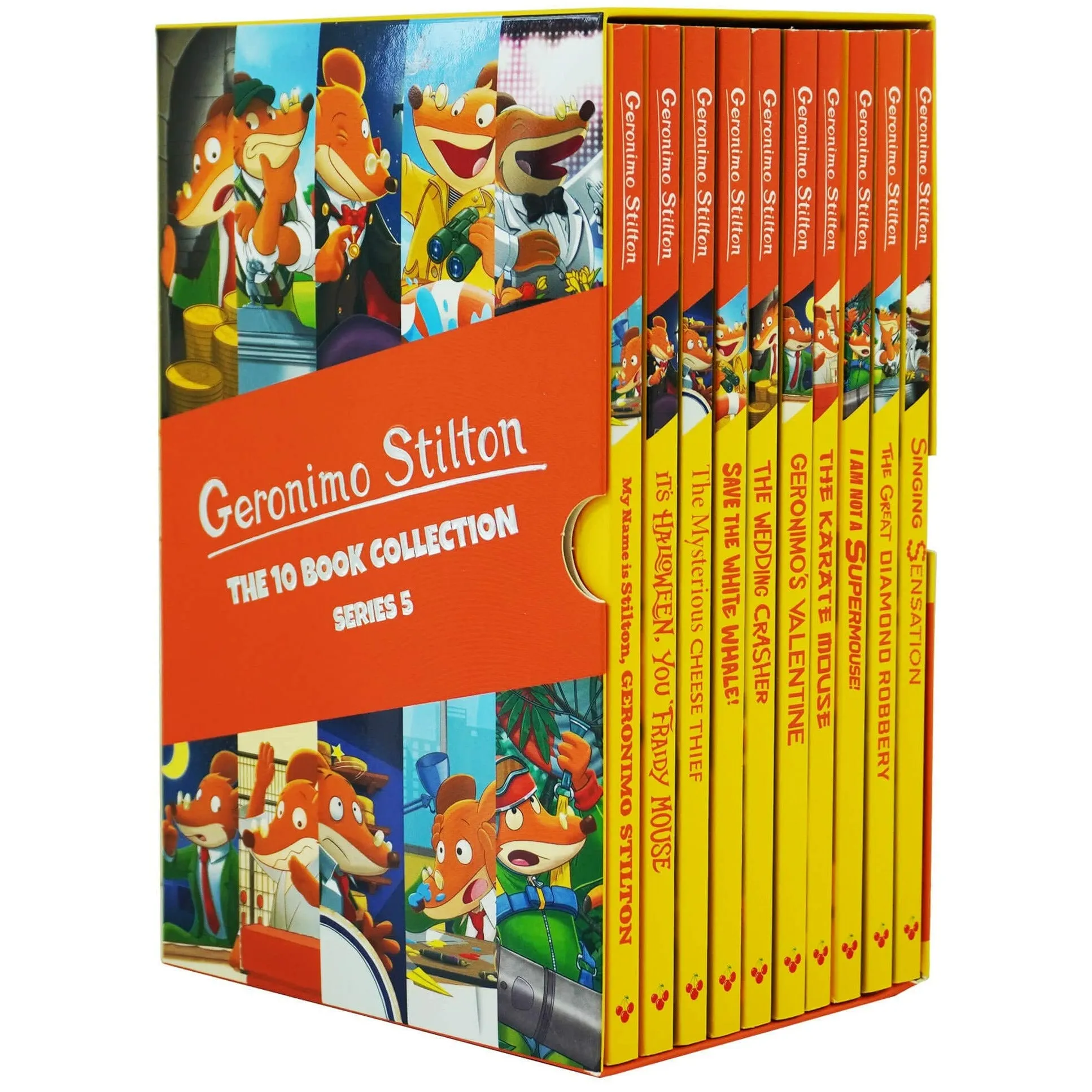 Geronimo Stilton 10 Books Collection Set (Series 5) (My Name is Stilton, Geronimo Stilton)
