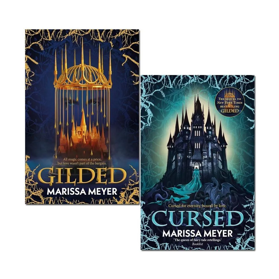 Gilded Duology Series 2 Books Collection Set by Marissa Meyer Gilded, Cursed