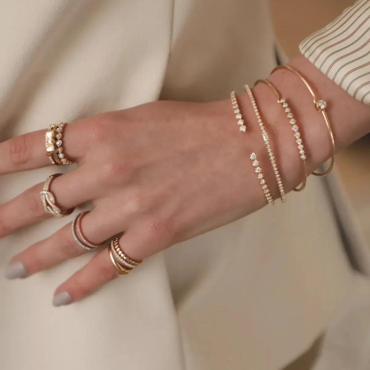 Gold Bow Ring