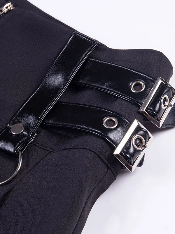 Gothic Lolita SK Rivet Chains Militory Lolita Skirts