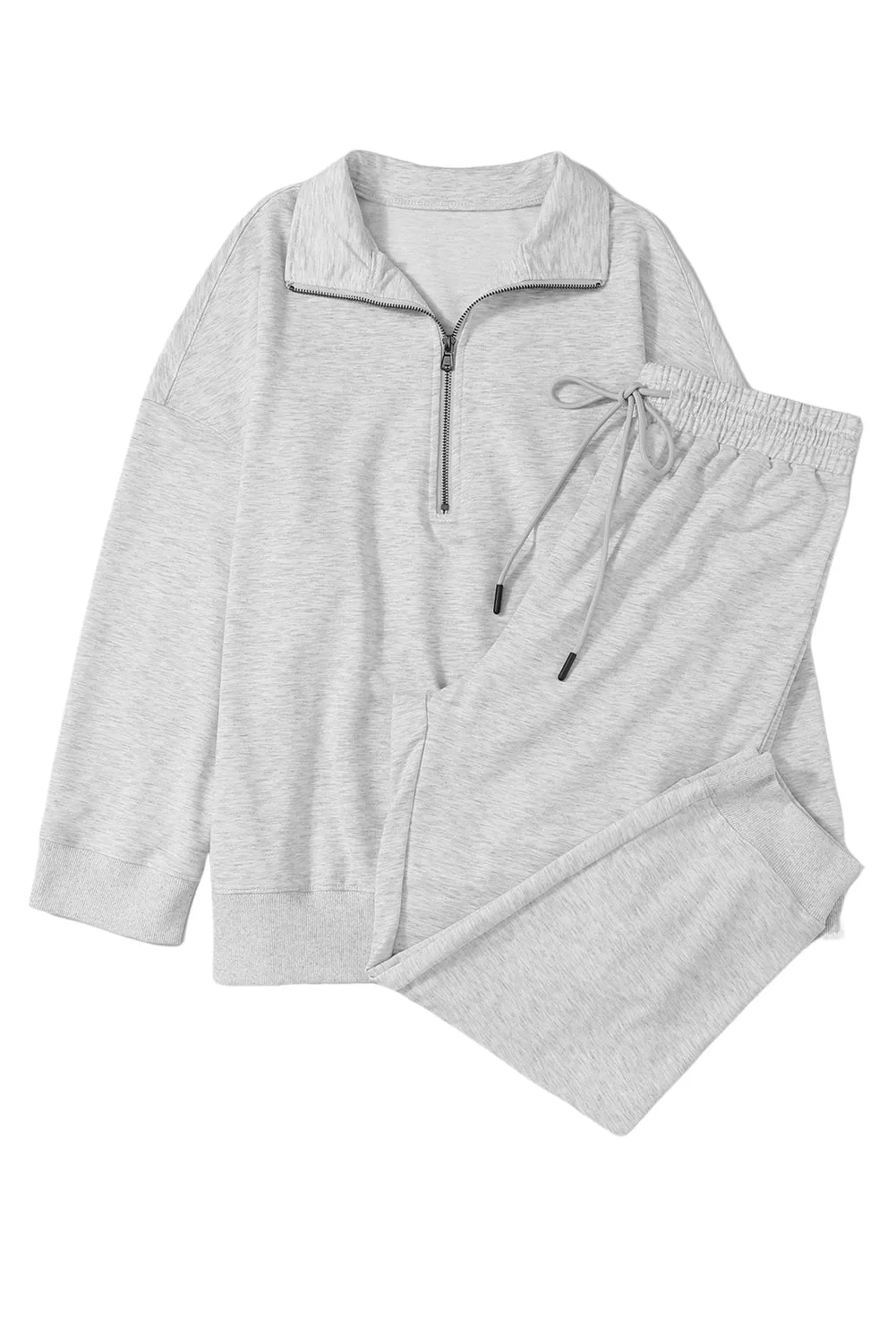 Gray High Waist Lounge Set