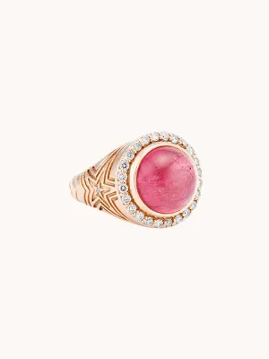 Gypsy Ring Pink Tourmaline
