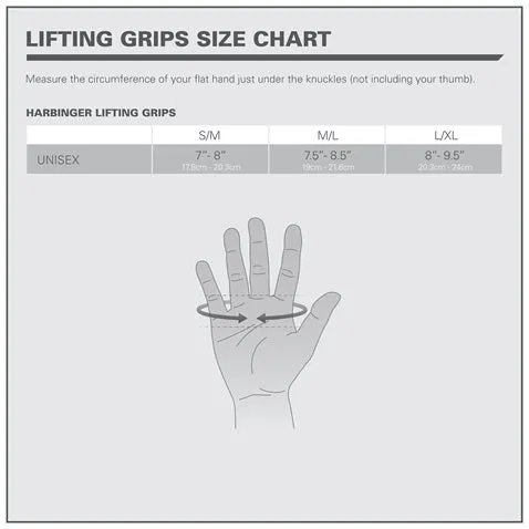 Harbinger Lifting Grips - Black