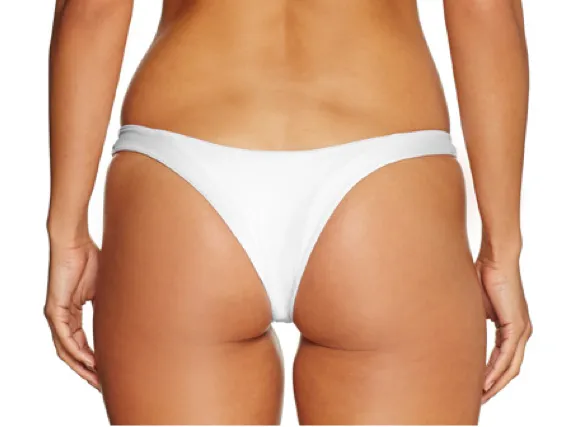 Havoc - WHITE - Tanga Bikini Bottom