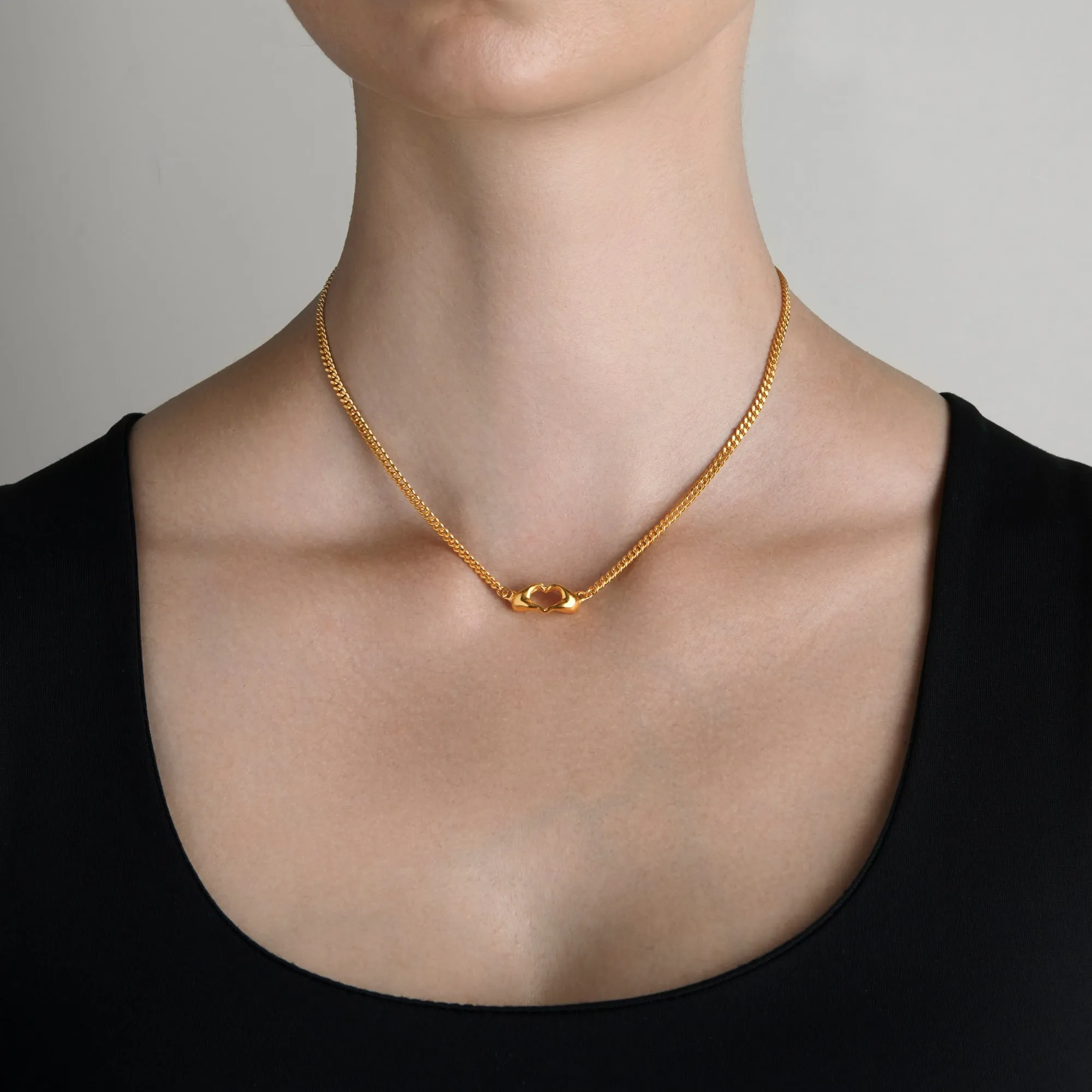 Heart in Hands Chain