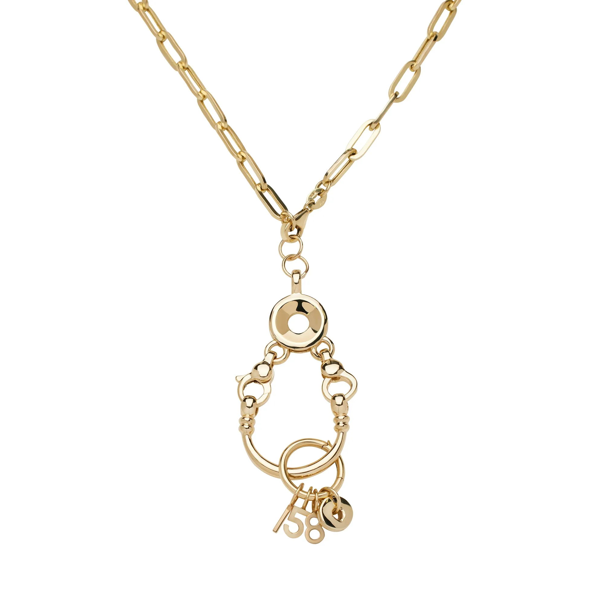 Horseshoe Locket - Gold