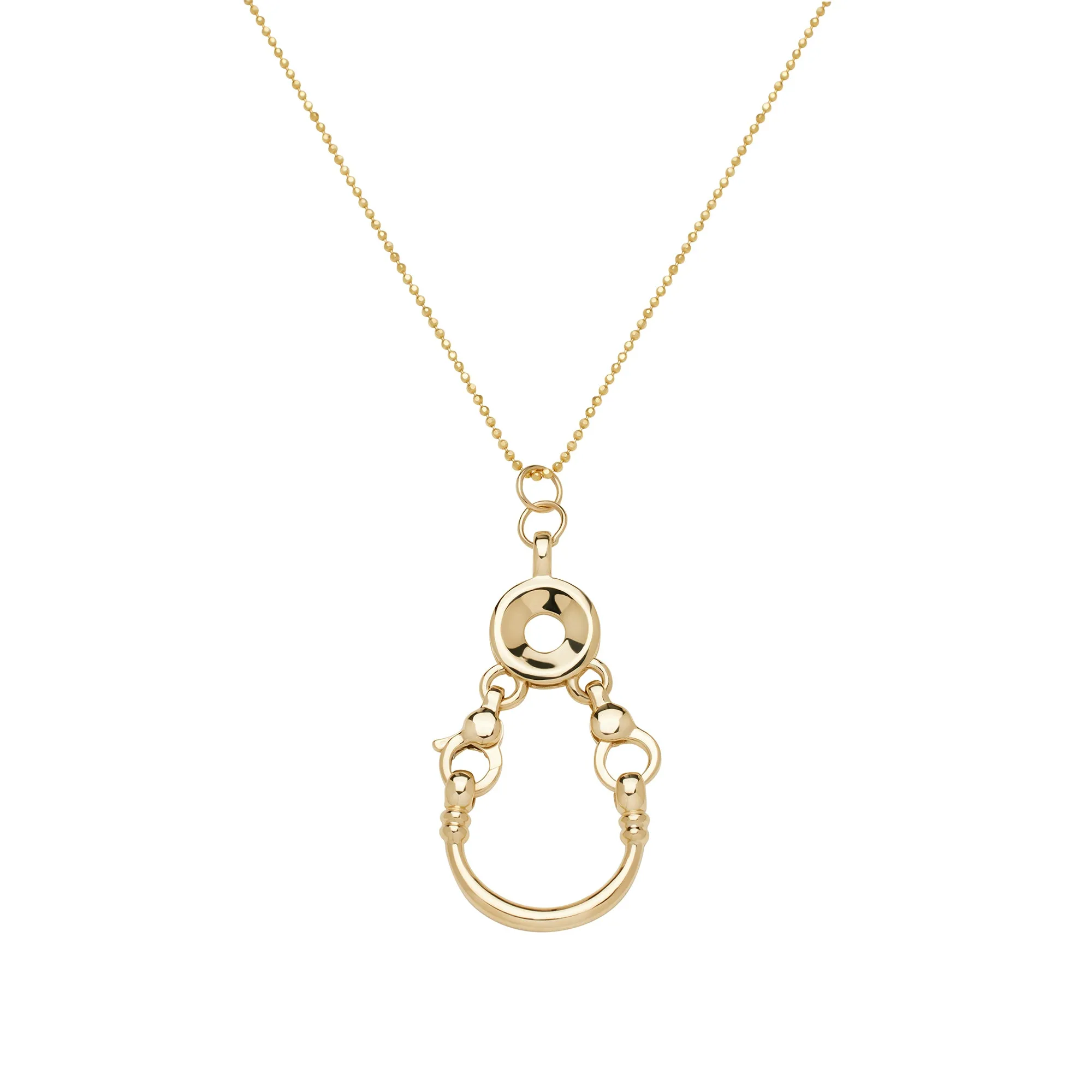 Horseshoe Locket - Gold