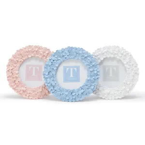 Hydrangea Round Photo Frame