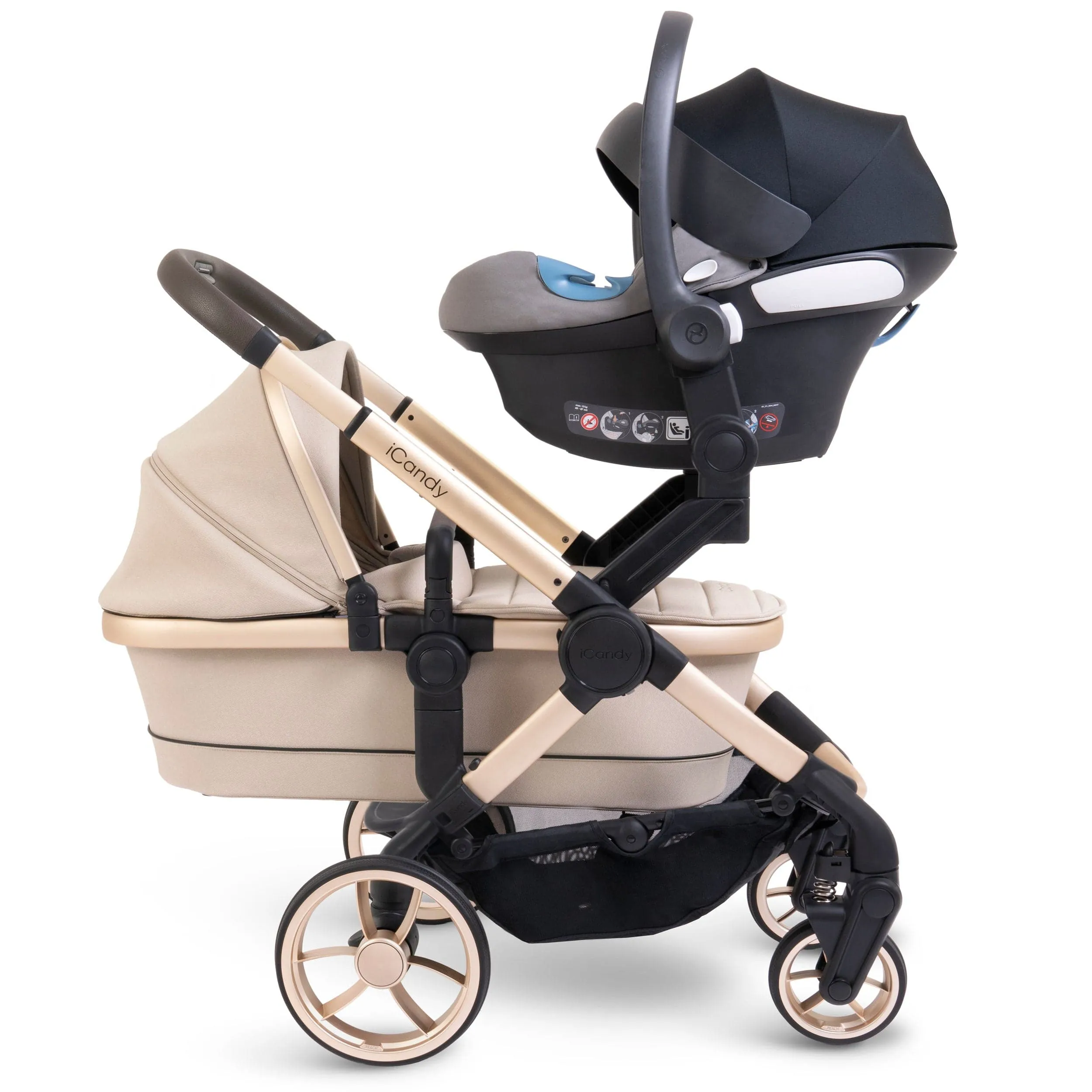 iCandy Peach 7 Double Complete Bundle in Biscotti
