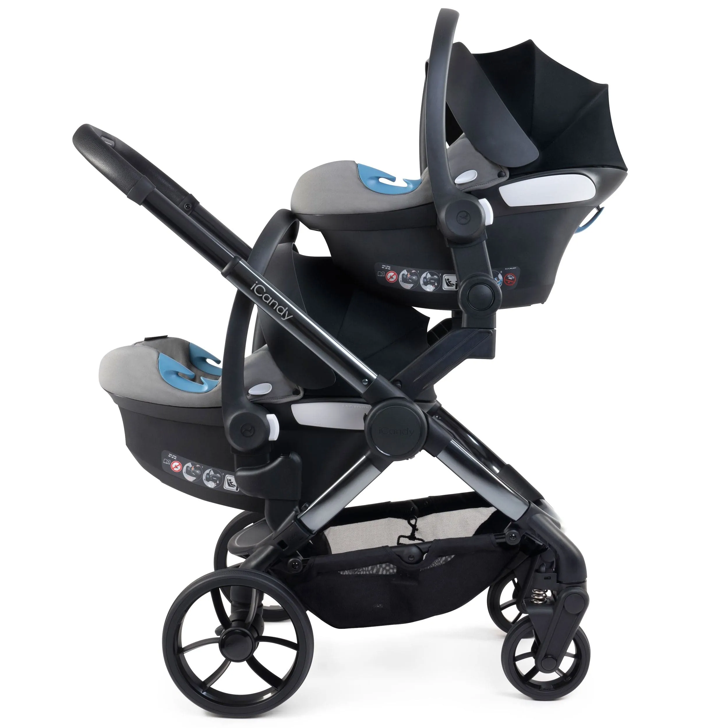 iCandy Peach 7 Twin Complete Bundle in Truffle
