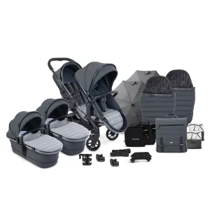 iCandy Peach 7 Twin Complete Bundle in Truffle