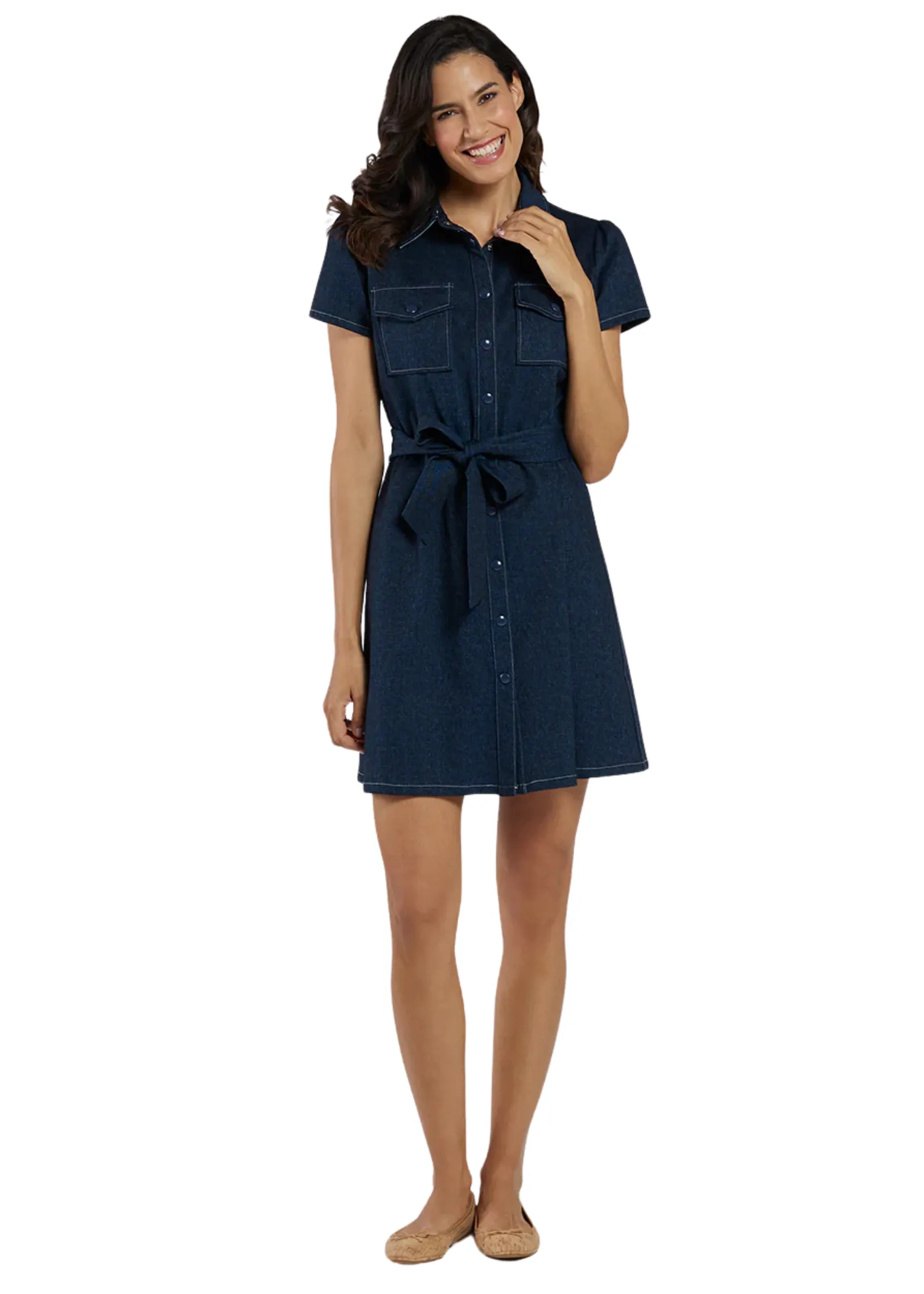 INGRID DENIM DRESS