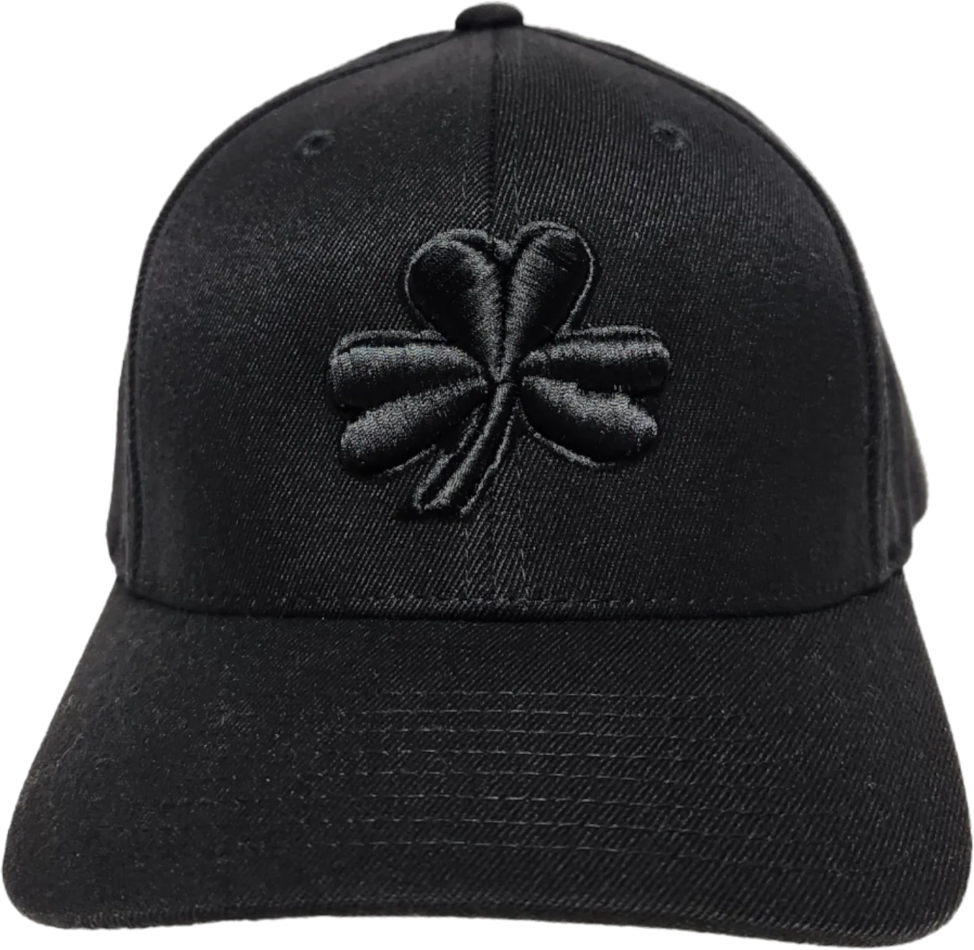 Irish Cap Gothic Clover Blackout