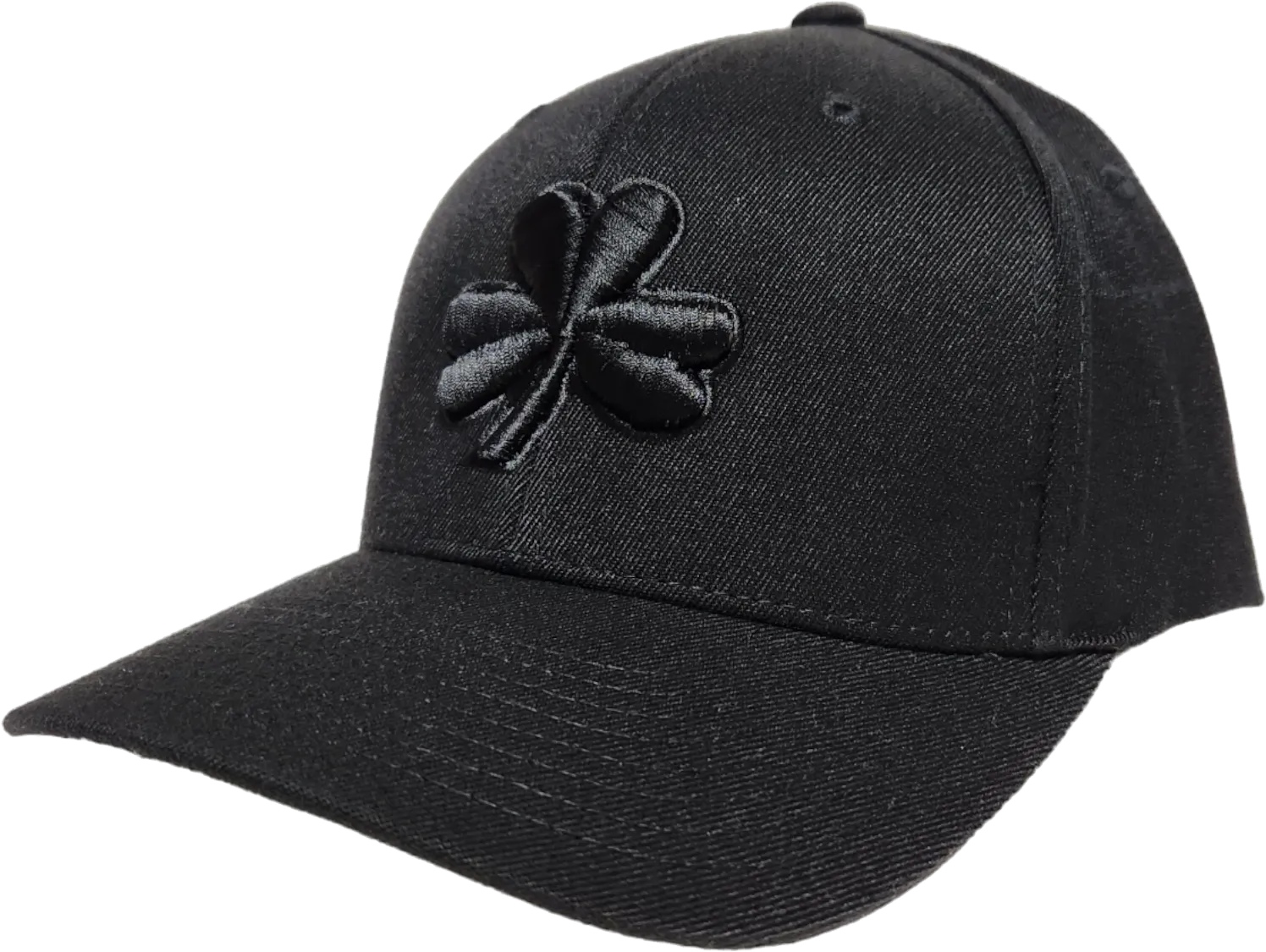 Irish Cap Gothic Clover Blackout
