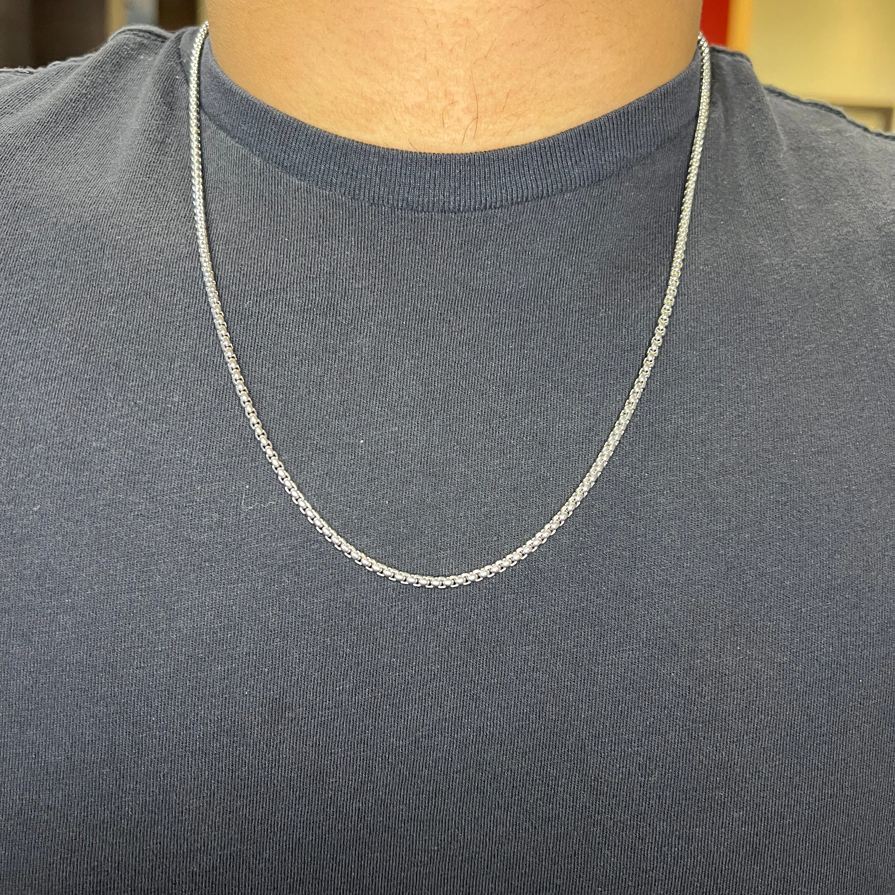 Italgem Stainless Steel (2.5mm) Round Box Chain