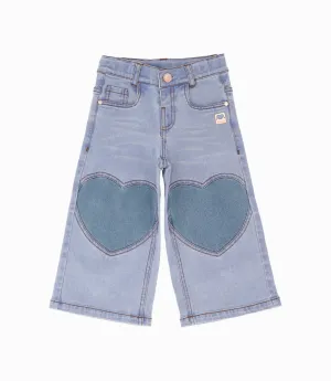 Jeans bebé niña con corazón