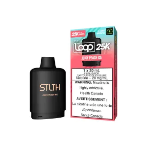 Juicy Peach Ice - STLTH Loop 25K Pod