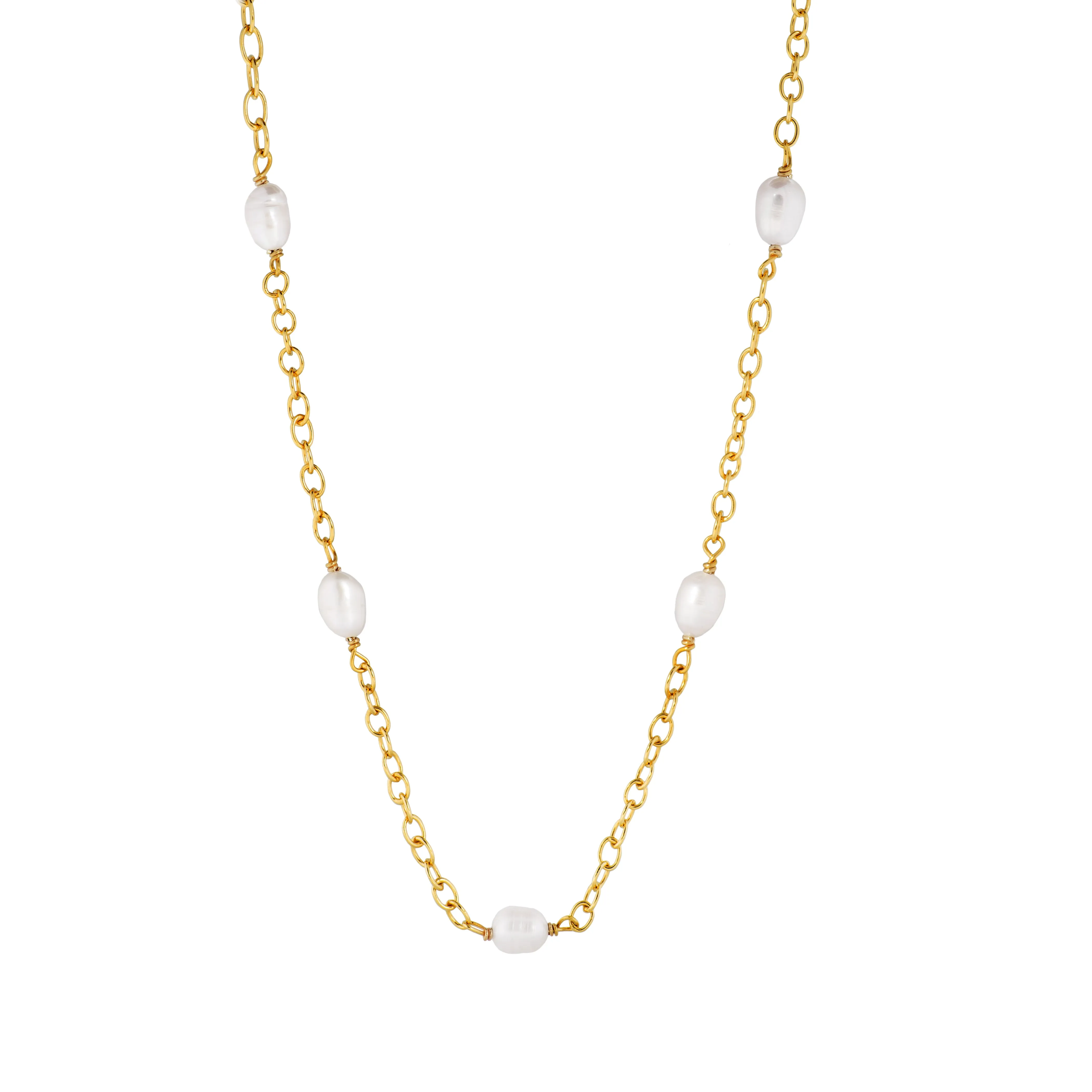 KALA PEARL NECKLACE / GOLD