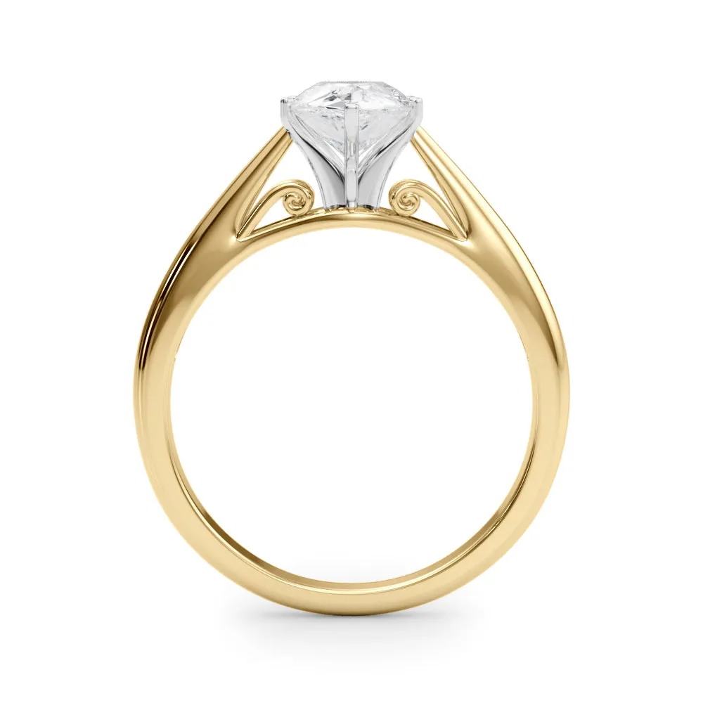 Katerina Pear Diamond Solitaire Engagement Ring