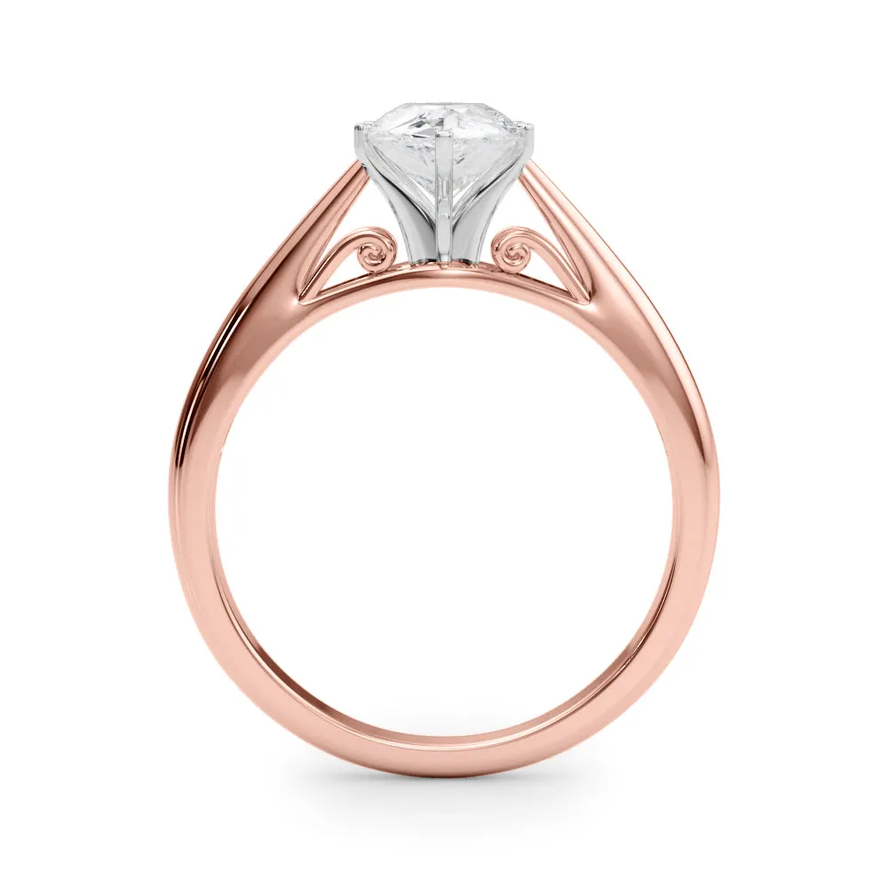 Katerina Pear Diamond Solitaire Engagement Ring