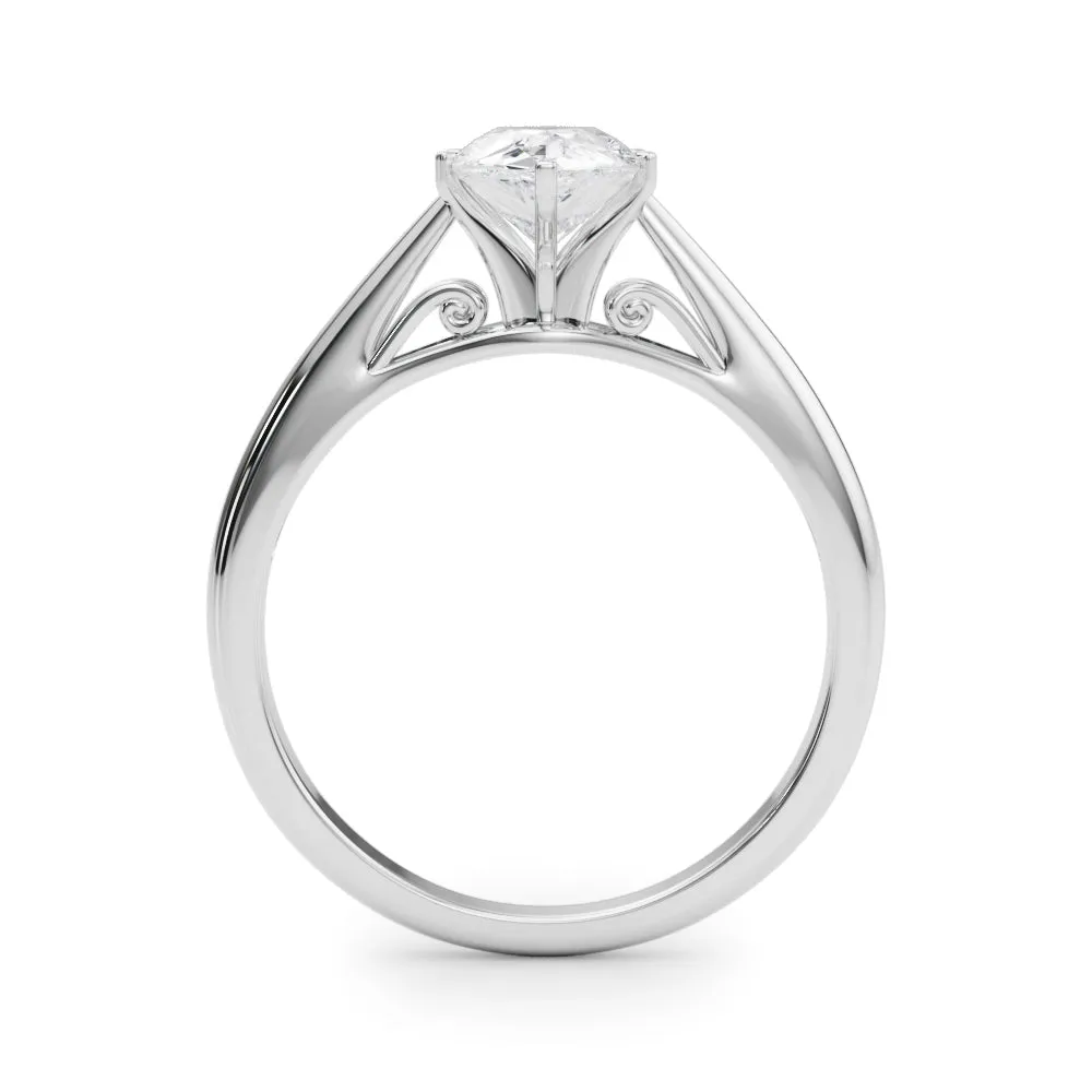 Katerina Pear Diamond Solitaire Engagement Ring