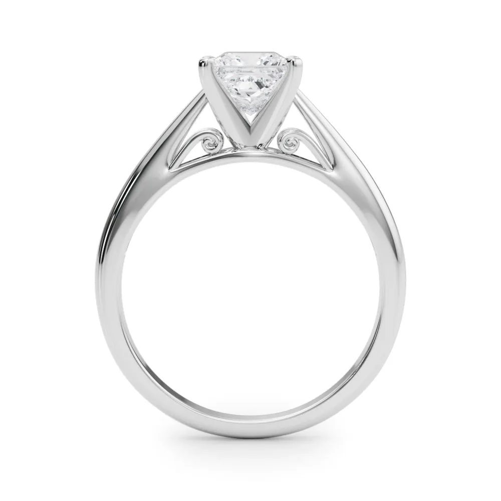 Katerina Princess Diamond Solitaire Engagement Ring