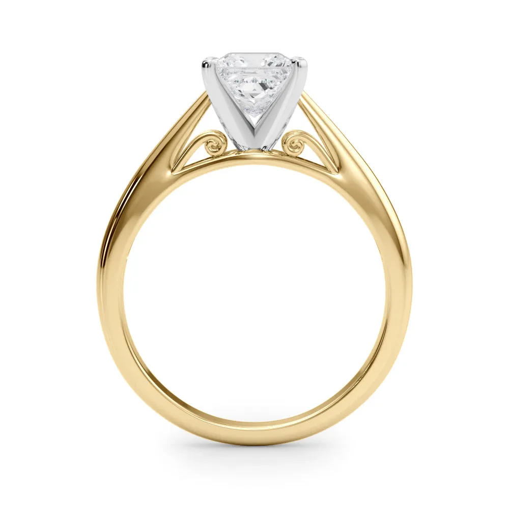 Katerina Princess Diamond Solitaire Engagement Ring