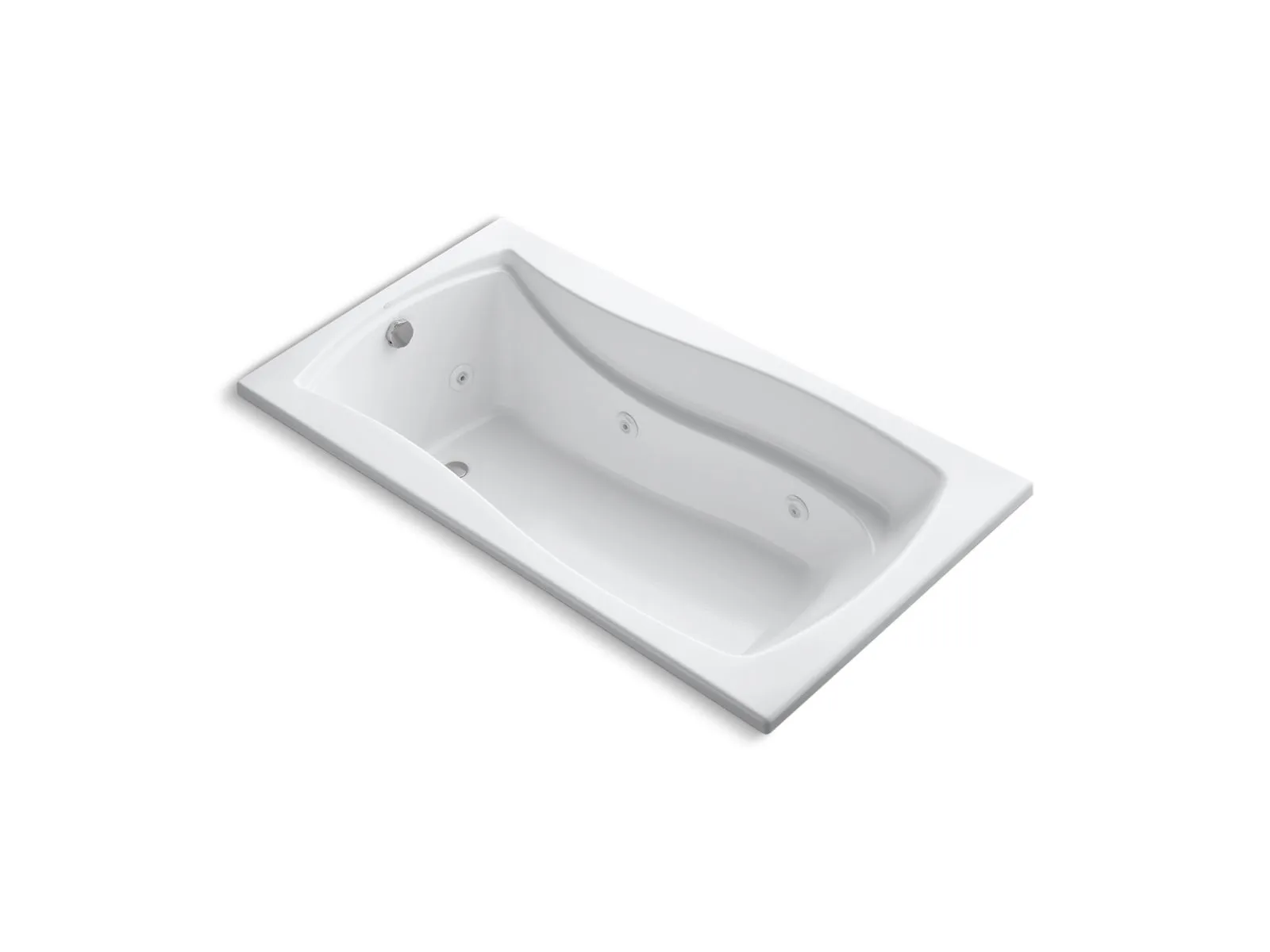KOHLER K-1224 Mariposa 66" x 36" drop-in whirlpool bath