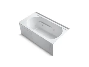 KOHLER K-1357-HR Devonshire 60" x 32" alcove heated whirlpool bath, right drain