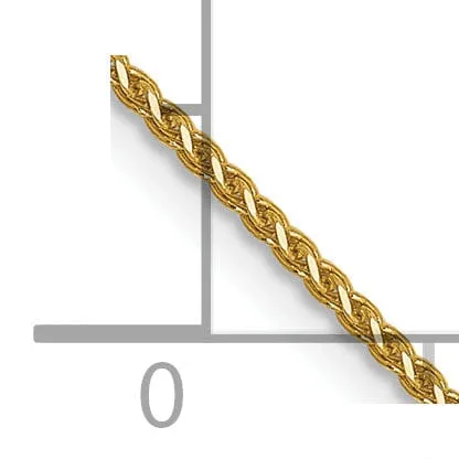 Leslie 14k Yellow Gold 1m Solid D.C Spiga Chain