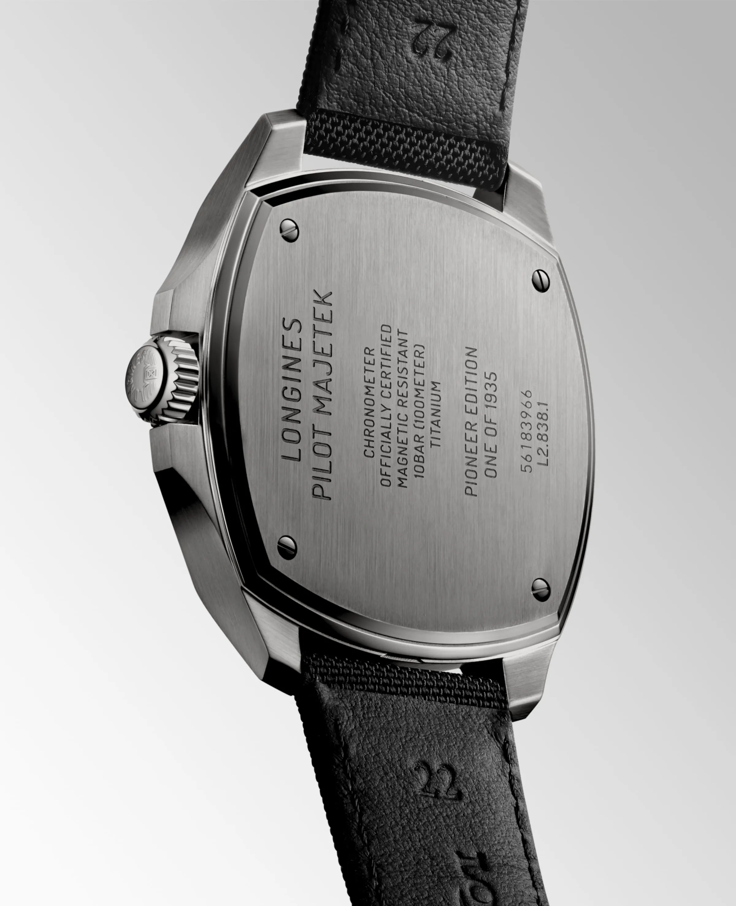 Longines Pilot Majetek Titanium Pioneer Edition L2.838.1.53.2