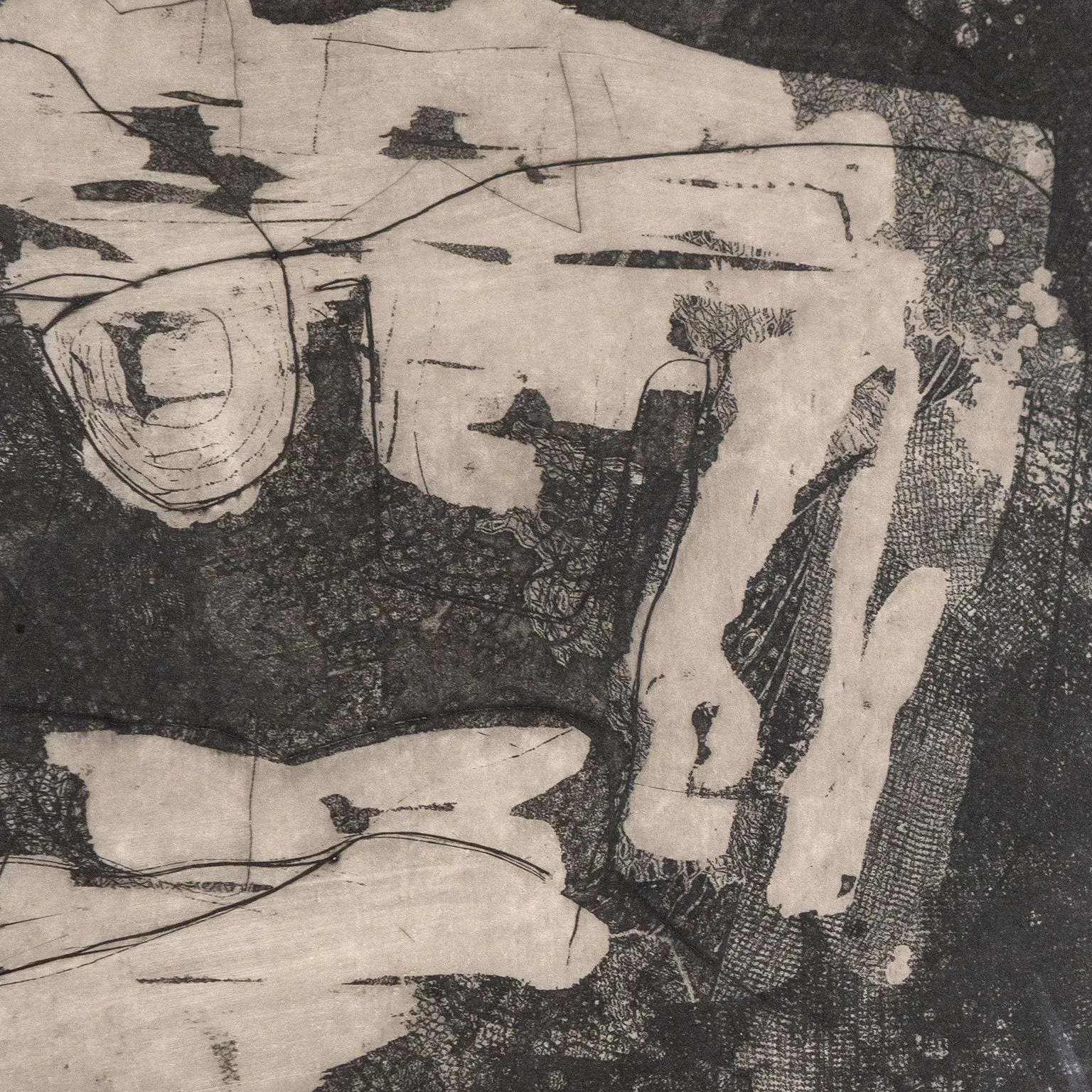 LOUISE NEVELSON "JUNGLE FIGURES III" ETCHING, 1953-1955