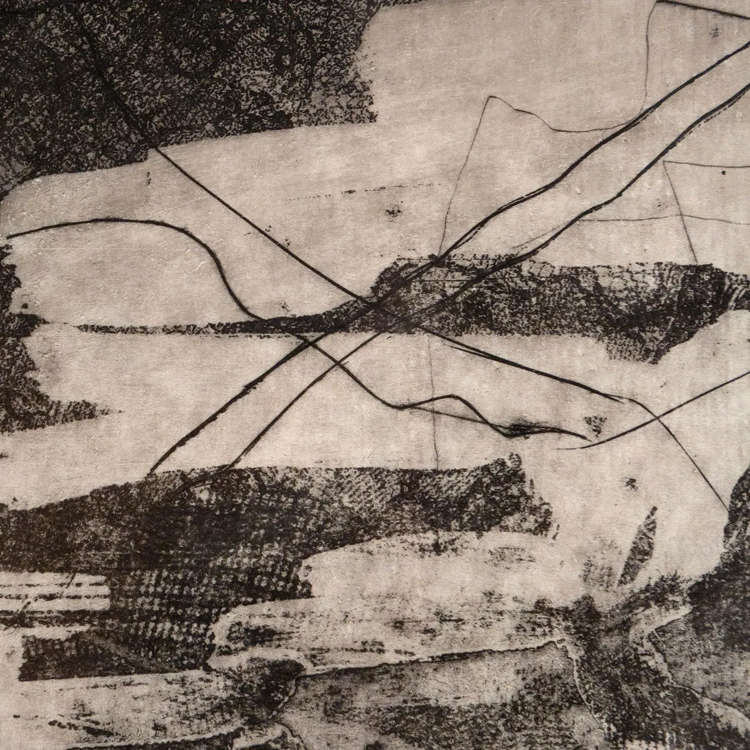 LOUISE NEVELSON "JUNGLE FIGURES III" ETCHING, 1953-1955