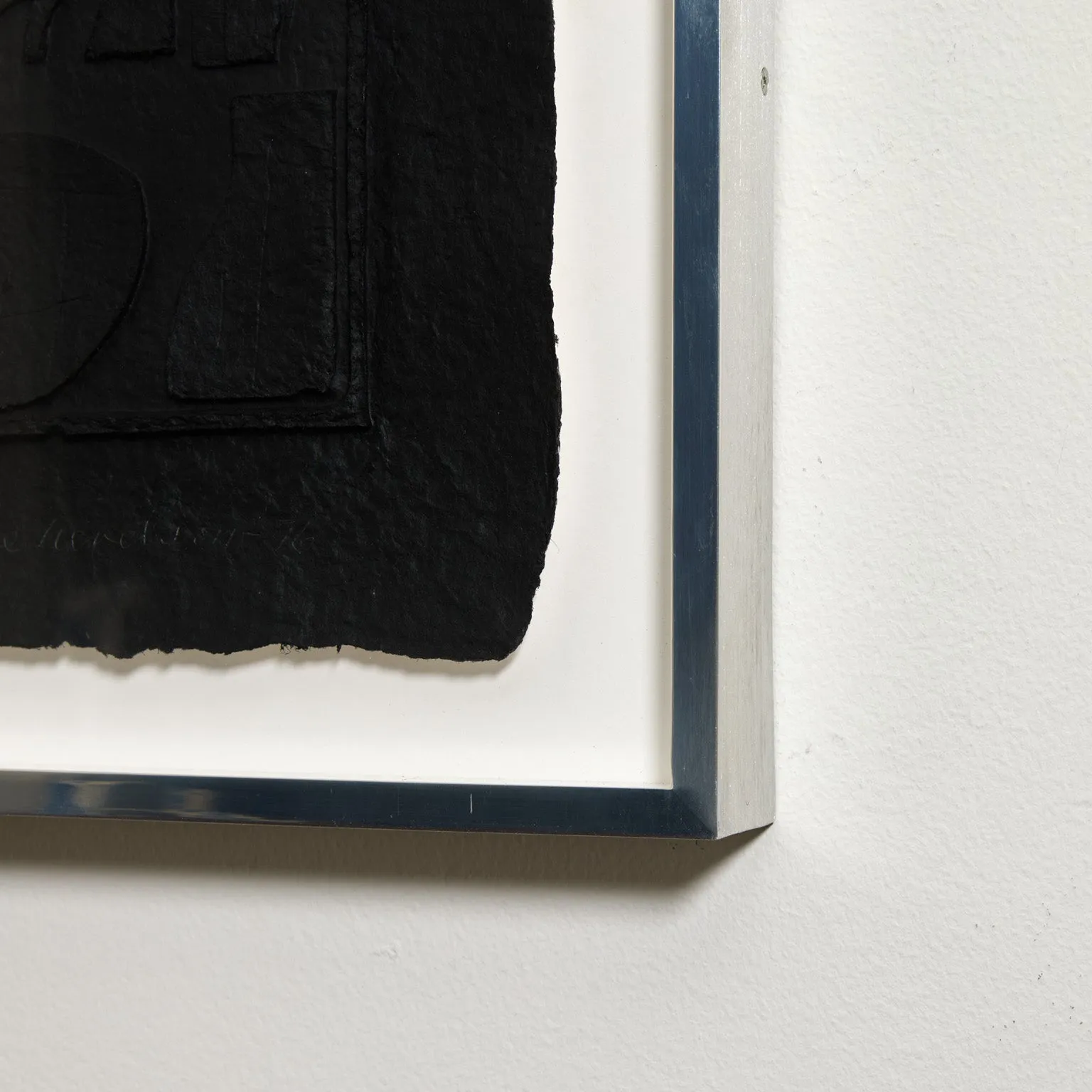 LOUISE NEVELSON "MOON GARDEN" CAST PAPER RELIEF, 1976