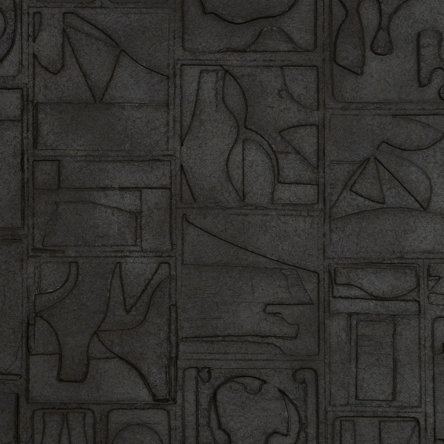 LOUISE NEVELSON "NIGHTSCAPE" CAST PAPER RELIEF, 1975
