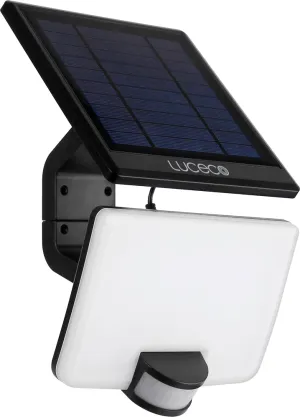 Luceco LEXSF15B40 Solar Guardian Floodlight with PIR Sensor & Detachable Solar Panel 15W 1500lm 4000K