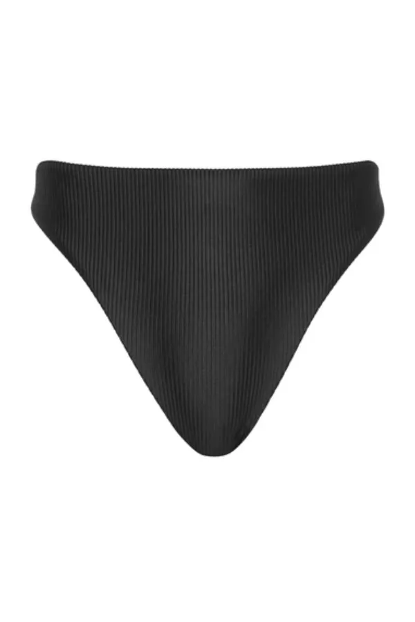 Lucerne High-Waist Bikini Brief - Black