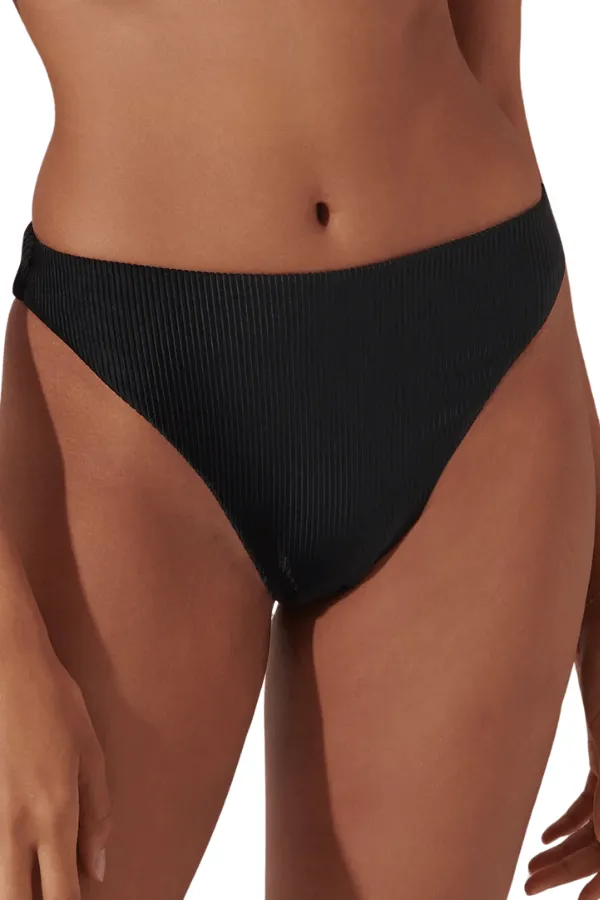 Lucerne High-Waist Bikini Brief - Black