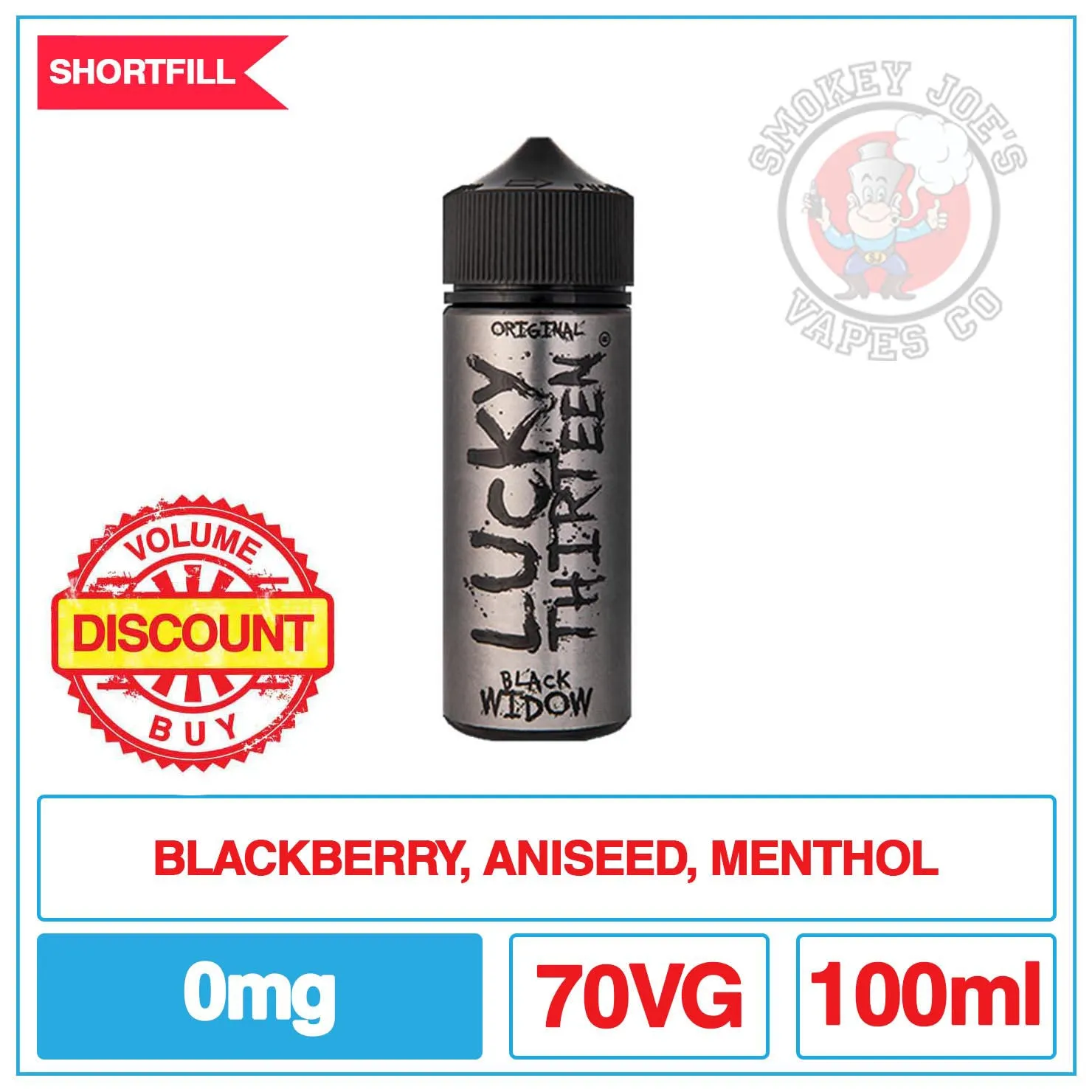Lucky Thirteen - Original - Black Widow - 100ml