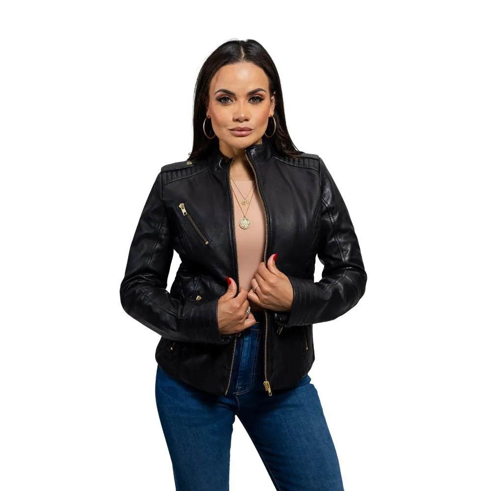 Madelin - Women's Fashion Leather Jacket