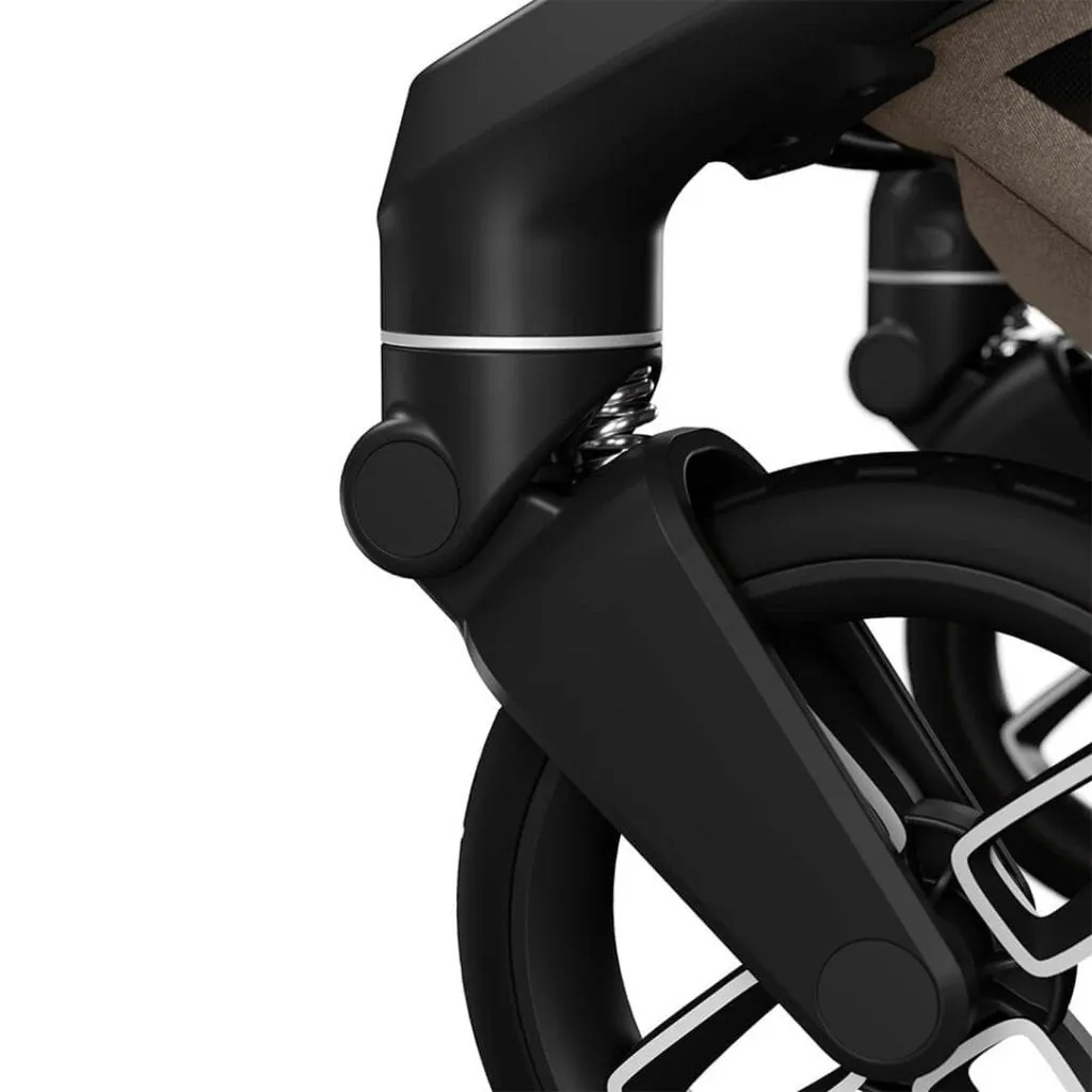 MAXI COSI FAME 10 Piece 360 PRO2 Pushchair Premium Travel System - Twillic Truffle (Black Wheel)