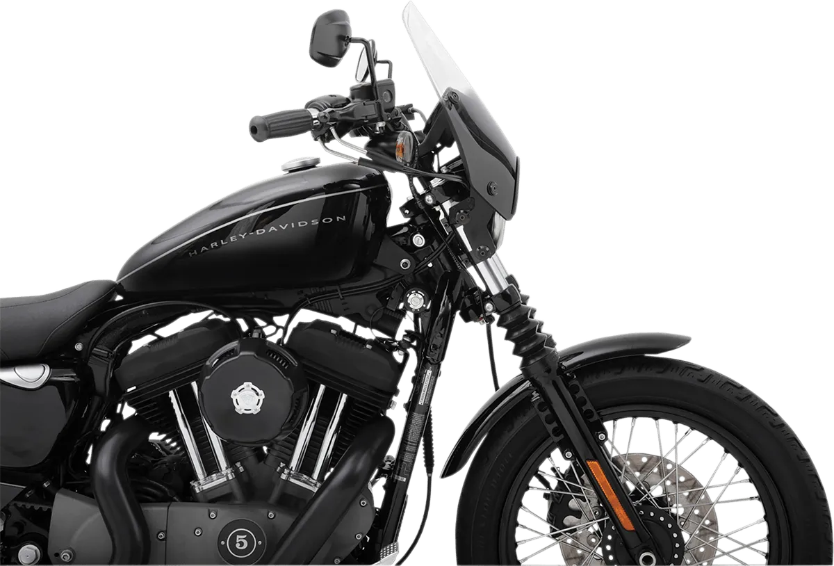 Memphis Shades MEB2017 No-Tool Trigger-Lock Mount Kit for Memphis Shades Fats/Slim Windshields - Black