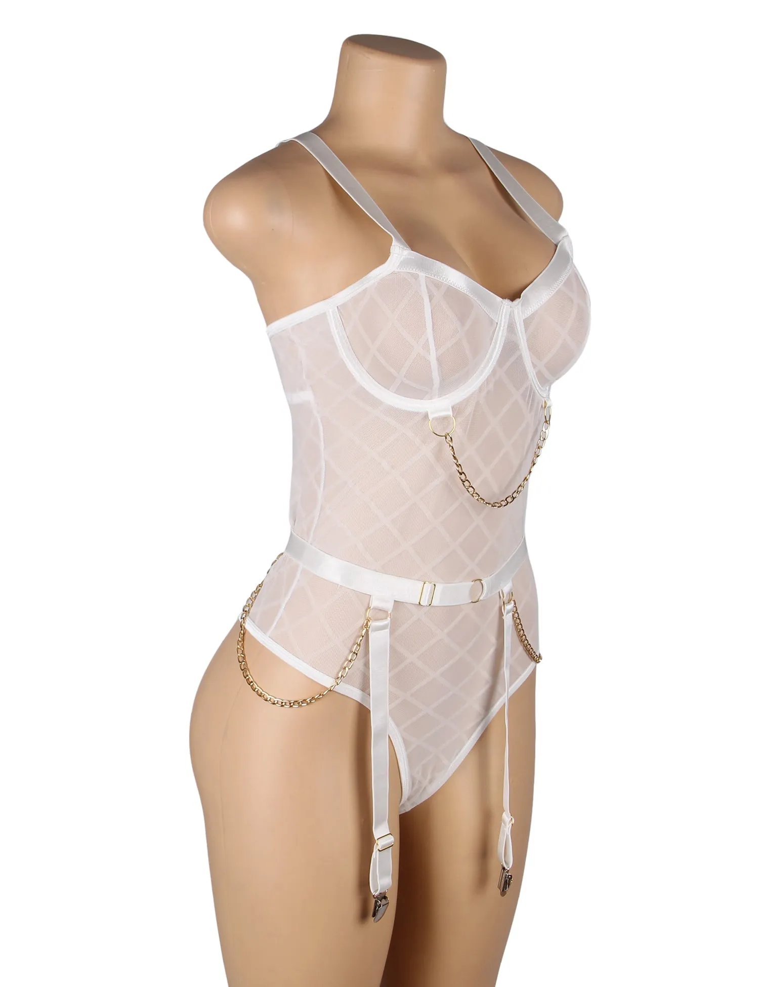 Mesh Chain Bodysuit Hot Egypt Lingerie